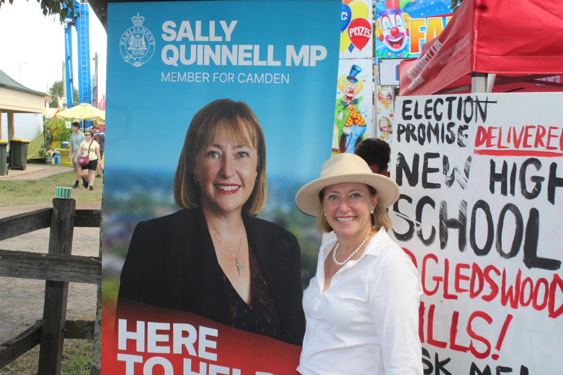State Member for Camden, Sally Quinnell, is also excited at the prospect. (Photo: Antony Dubber)