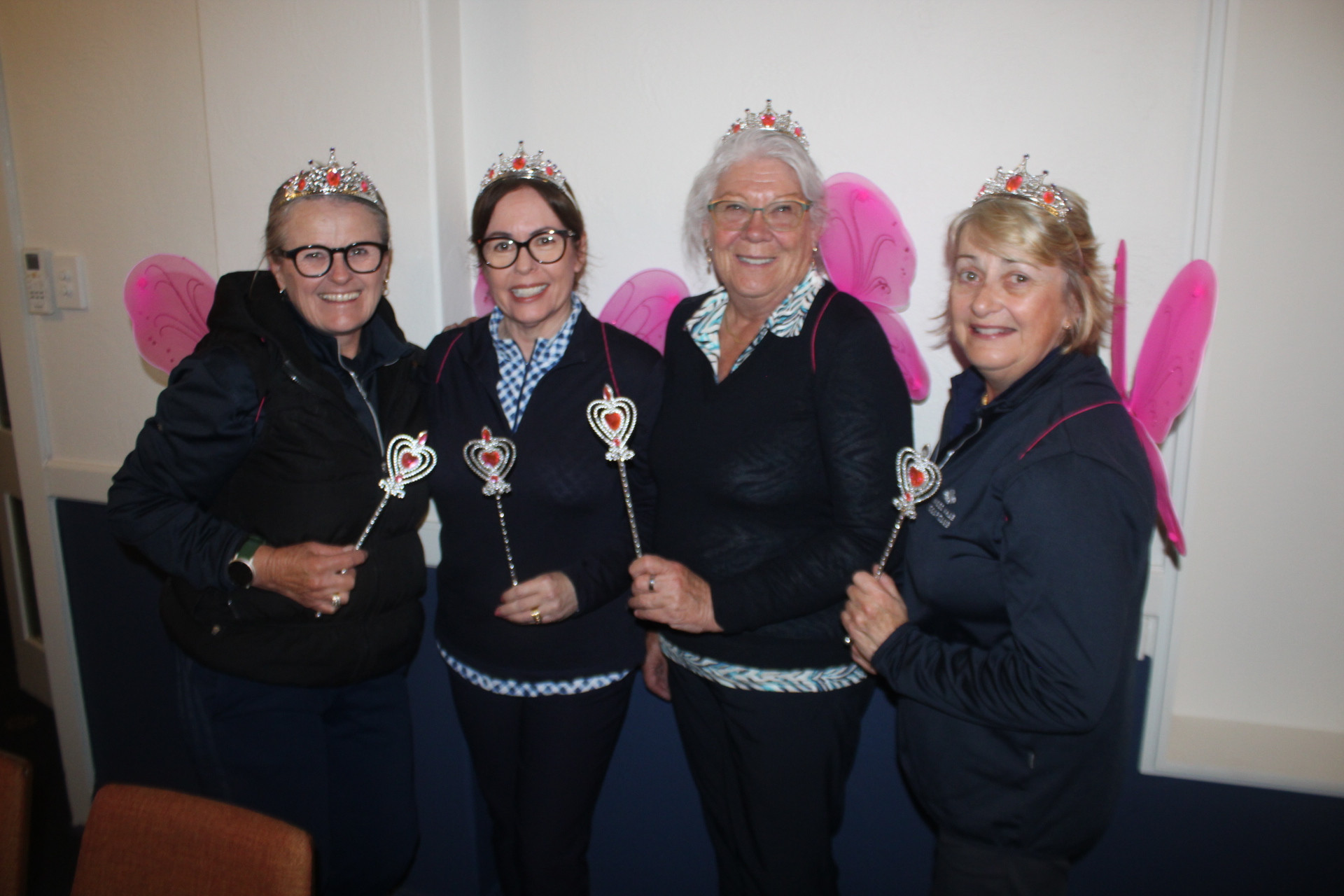 Team ‘Angels & Devils’ - (L to R): Carolyn Donovan; Kate Flight; Sue Fisher and Jillian Roberts. (Photo: Antony Dubber)