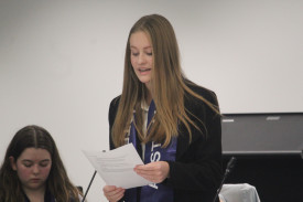 Chevalier College student Charlotte B in action for the Australia team.