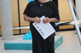 Aunty Joyce gives her ‘Acknowledgement of Country’.