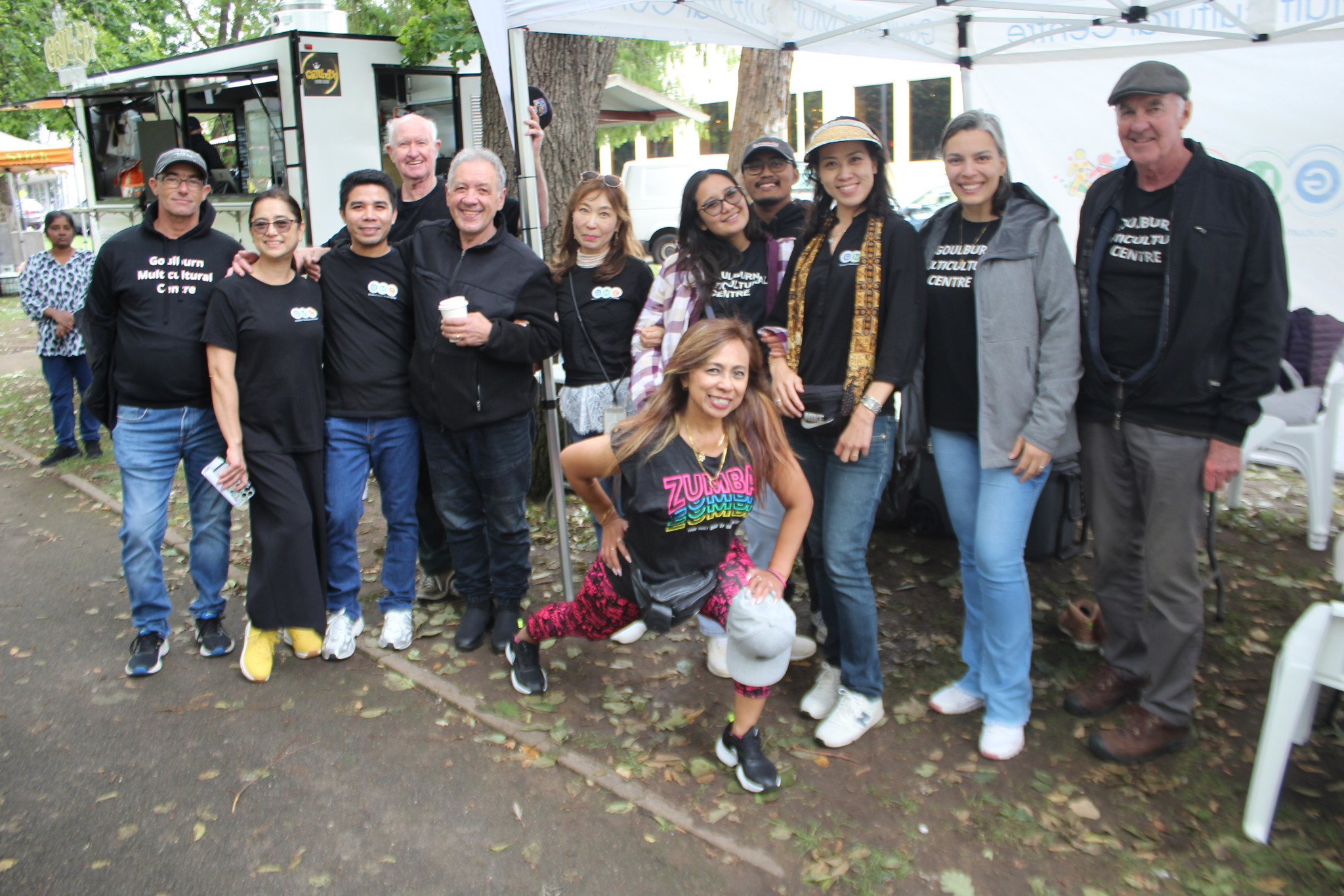 Join Heni Hardi (centre) and the team from the Goulburn Multicultural Centre (GMC) for their annual Harmony Day celebration in Belmore Park today from 11am. (Photo: Antony Dubber)