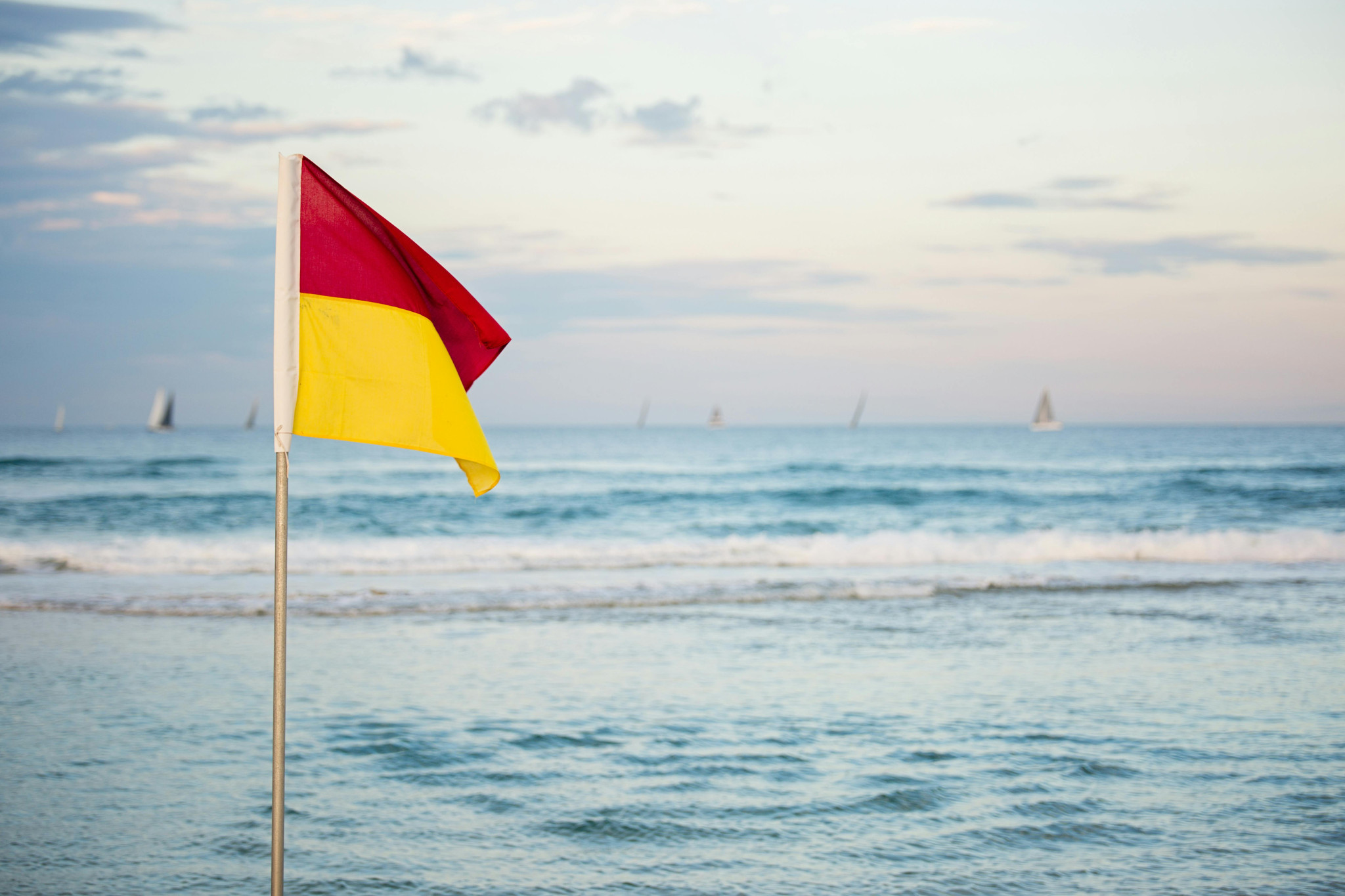 Beach flags supplied