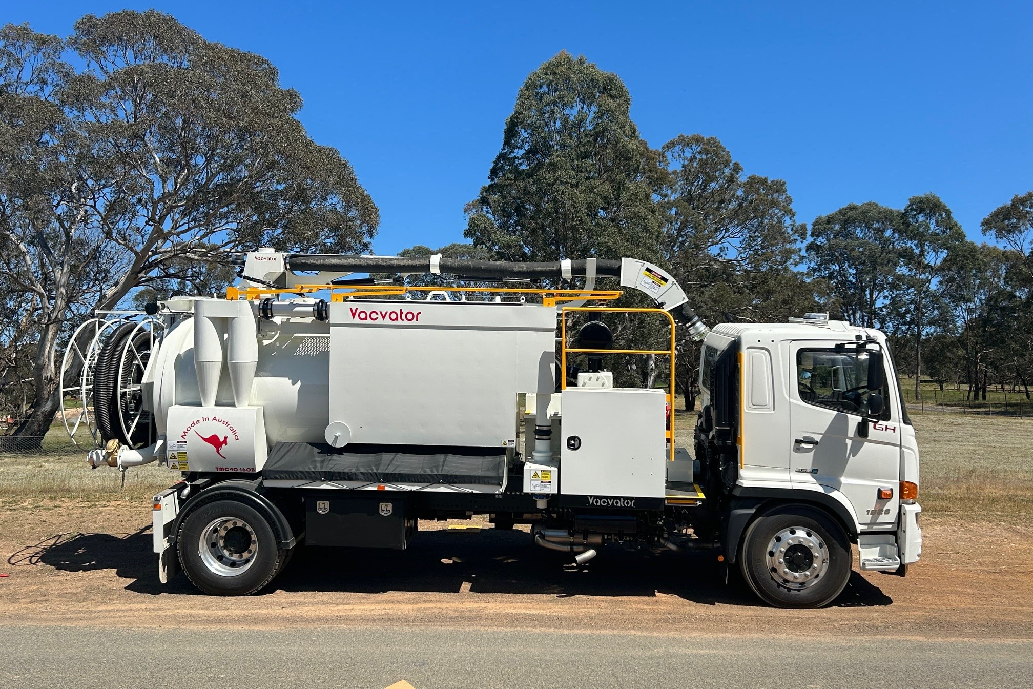 Vacvator truck. Supplied.