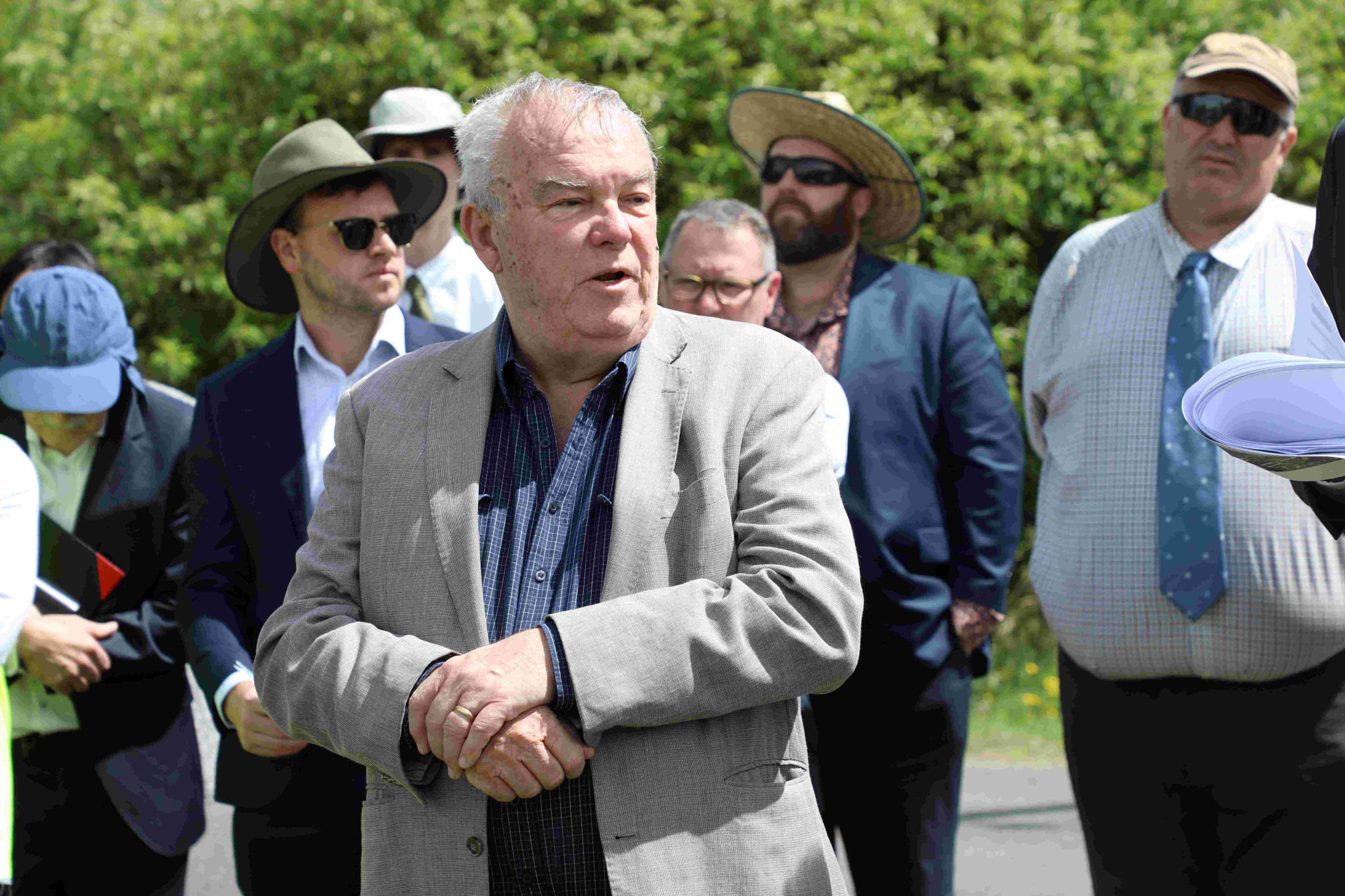 Former Wingecarribee Shire Councillor Ian Scandrett addressed the Commissioner. Picture: Stuart Carless.